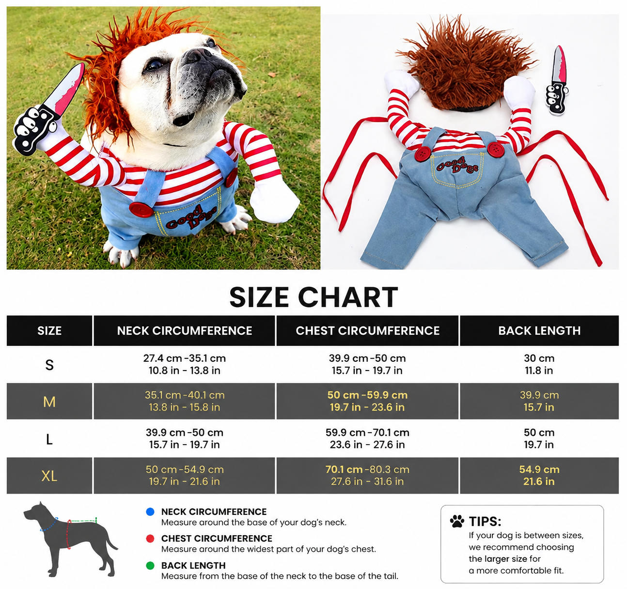 Funny Halloween Pet Costume, Dog and Cat Killer Costume Outfit, Cute Horror Pet Costume Clothes, Halloween Party Photo Props