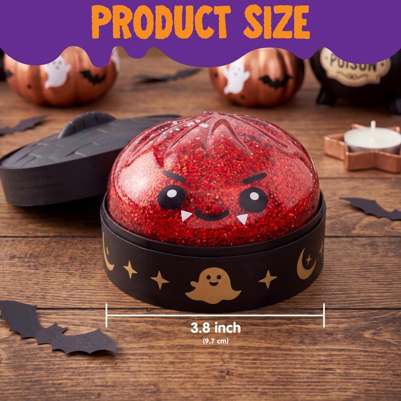 Halloween Squishy Toy, Glitter Frankenstein Stress Relief Fidget Toy, Cute Spooky Sensory Squeeze Toy for Kids and Adults