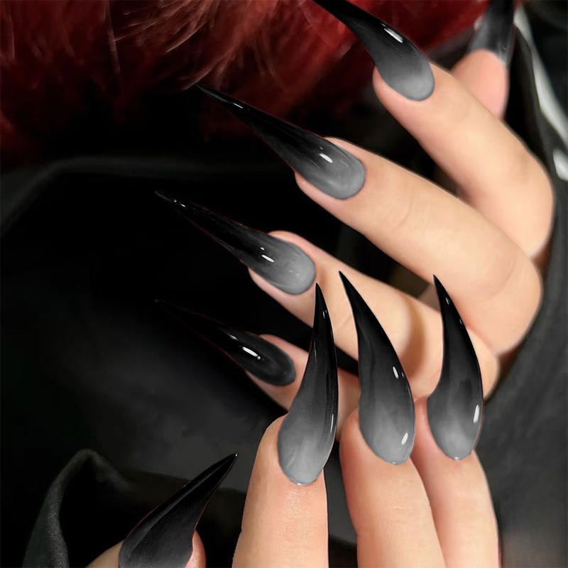 Vamp Romantic Burgundy Stiletto Nail Tips