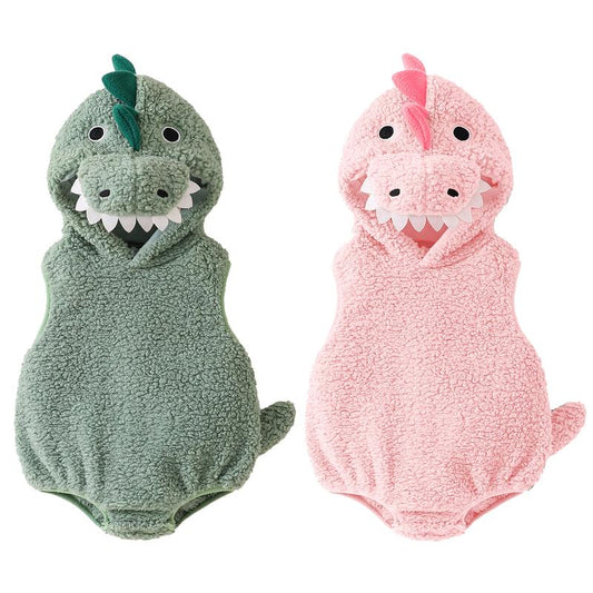 Dinosaur Costume for Kids, Cute Hooded Dinosaur Blanket Outfit, Soft Plush Animal Pajama Costume, Cozy Dress Up Gift for Boys and Girls
